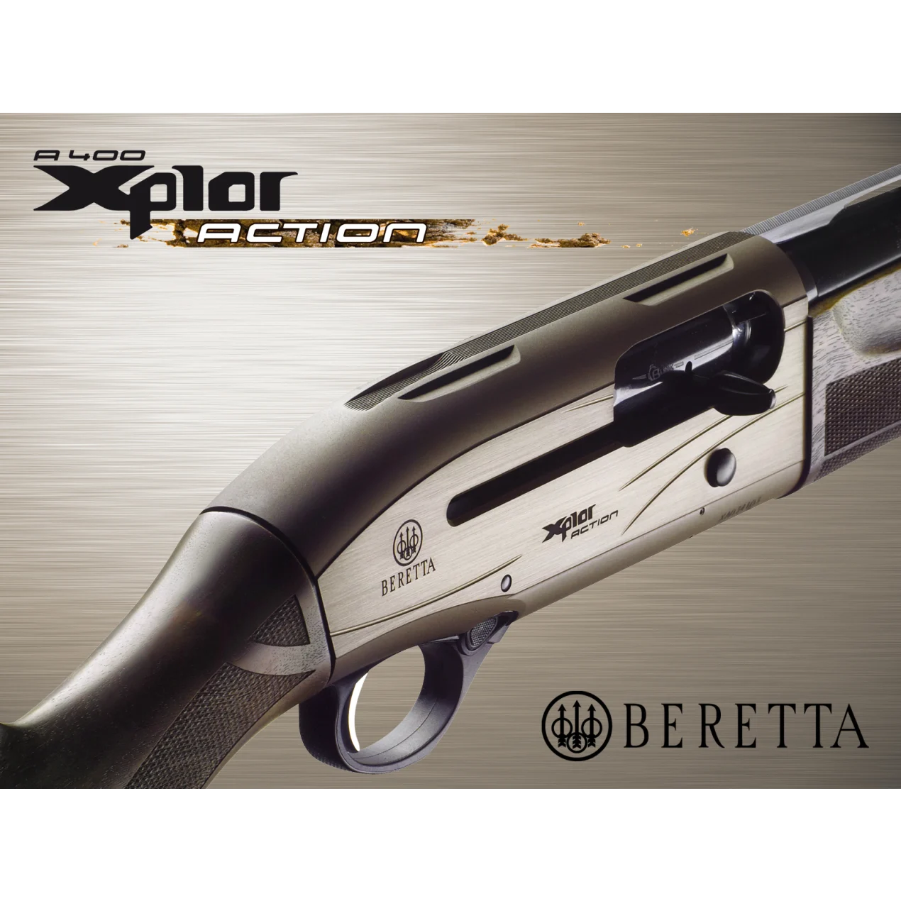 BERETTA A400 XPLOR ACTION 12 GA 28" SEMI-AUTO SHOTGUN BL/WD 3"
BRONZE RECEIVER
