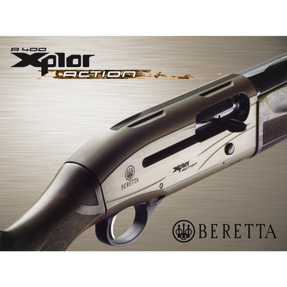 BERETTA A400 XPLOR ACTION 12 GA 28" SEMI-AUTO SHOTGUN BL/WD 3"
BRONZE RECEIVER